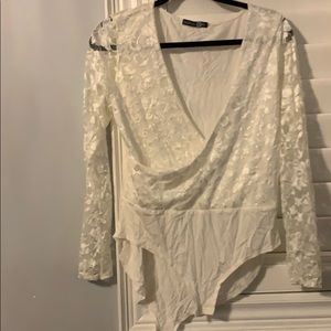 White Lace Body Suit